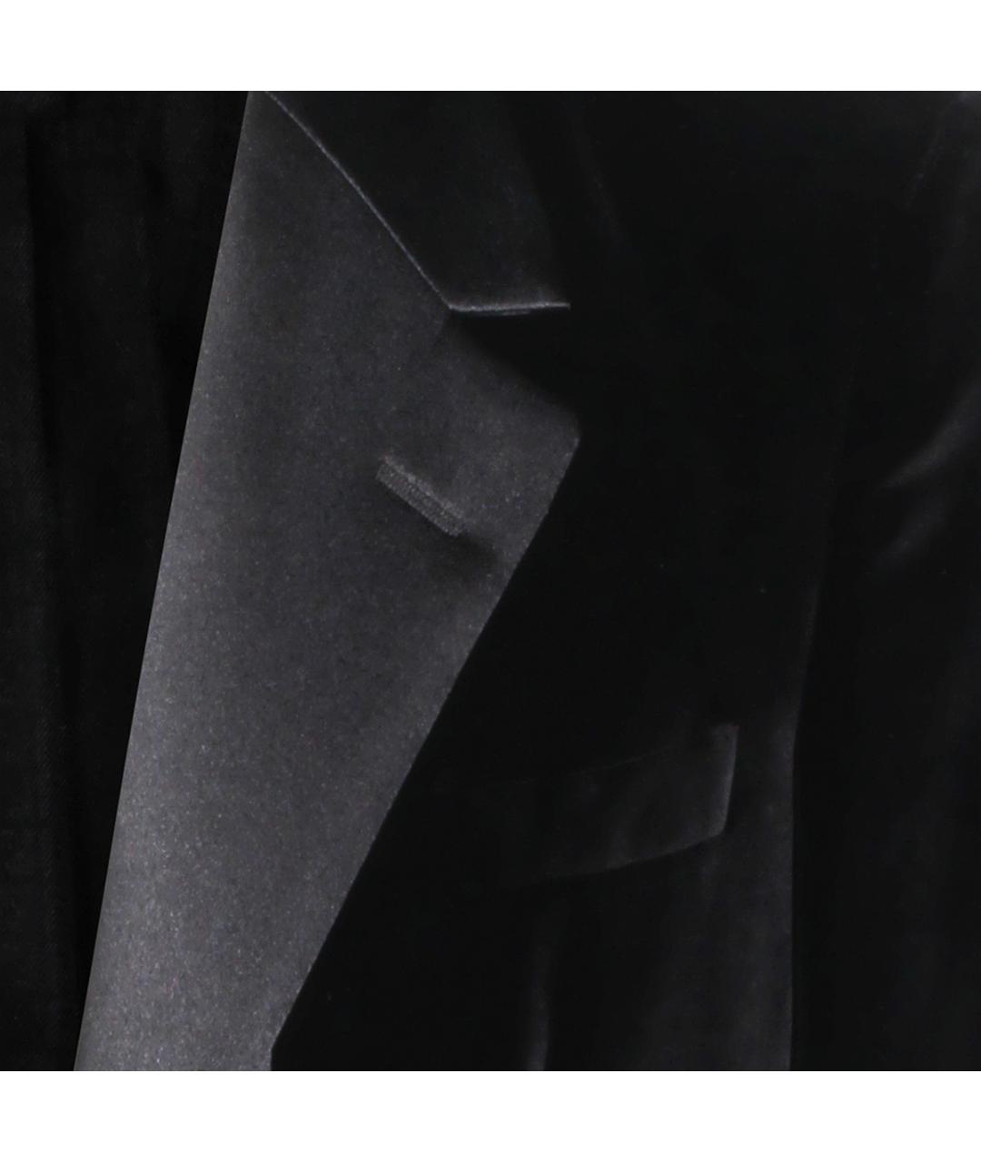 FENDI Черный хлопковый пиджак, фото 3