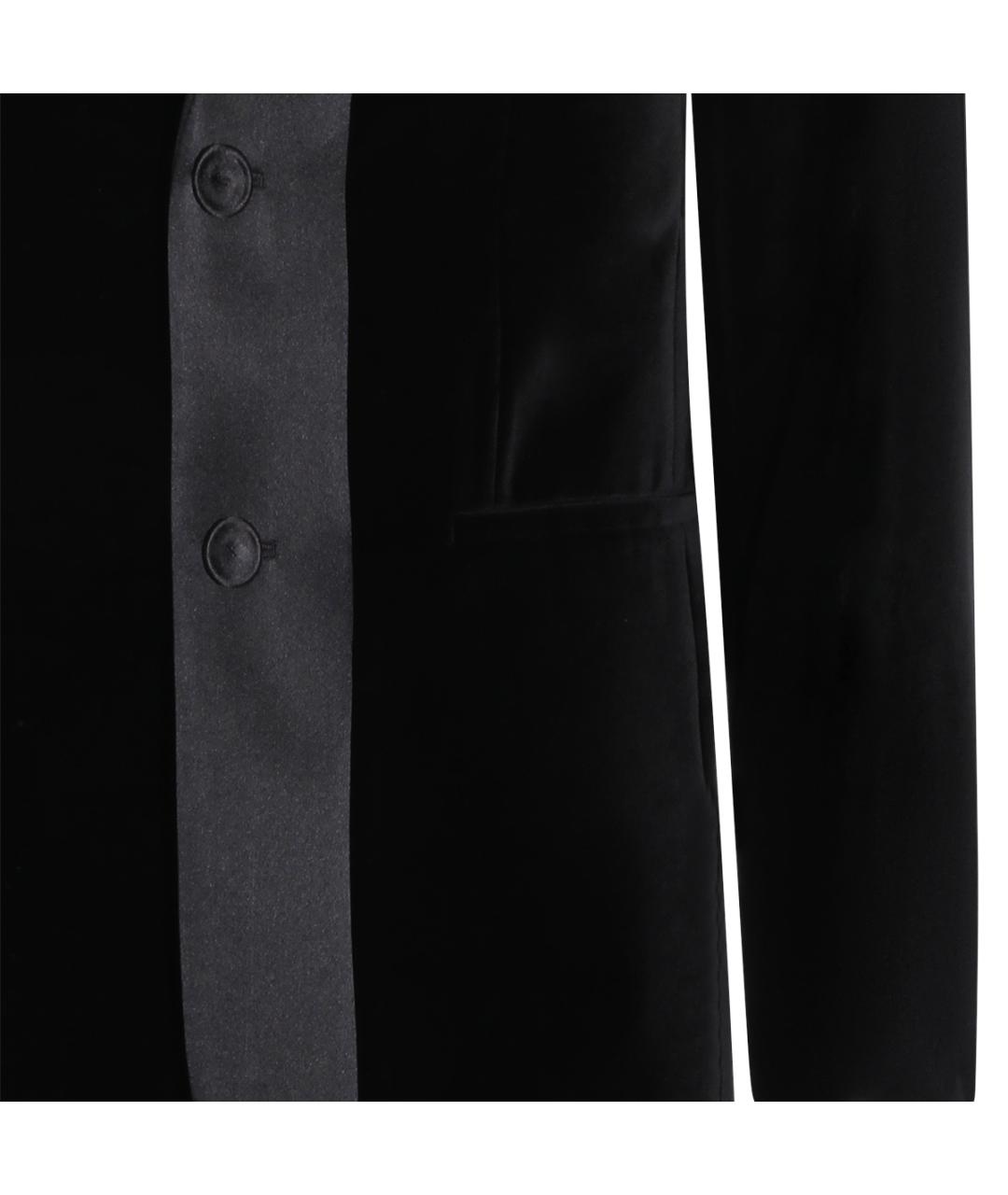 FENDI Черный хлопковый пиджак, фото 4