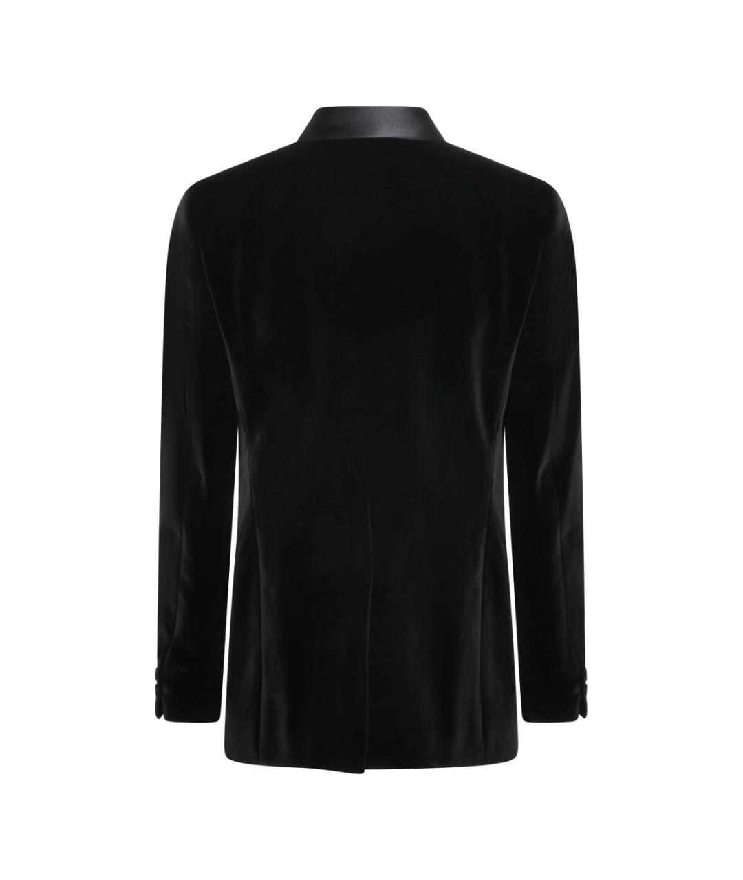 FENDI Черный хлопковый пиджак, фото 2