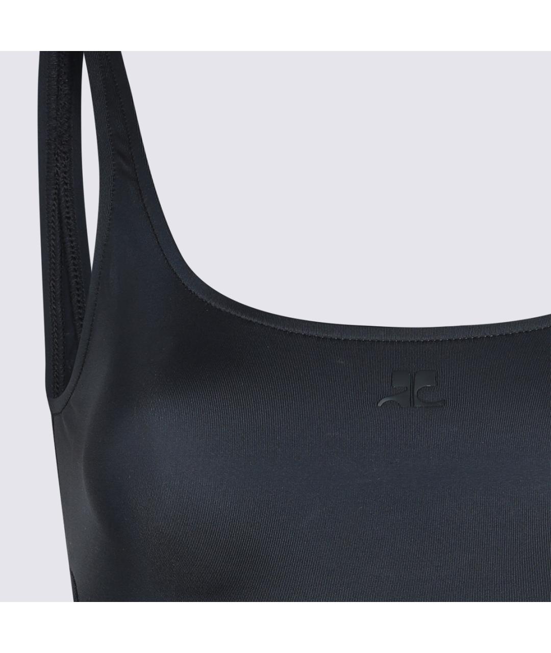 COURREGES Черный синтетический купальник, фото 4