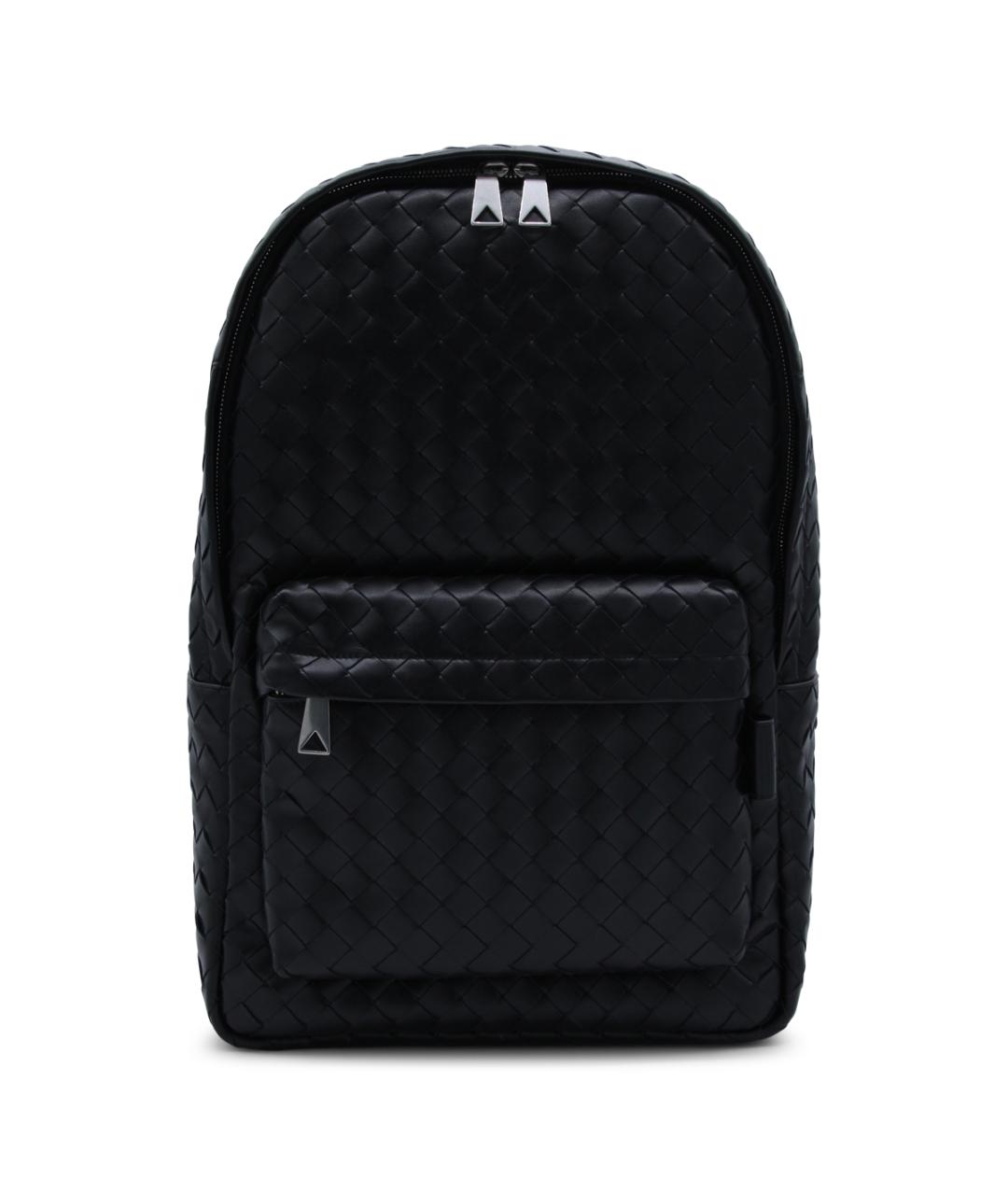 BOTTEGA VENETA Черный кожаный рюкзак, фото 1