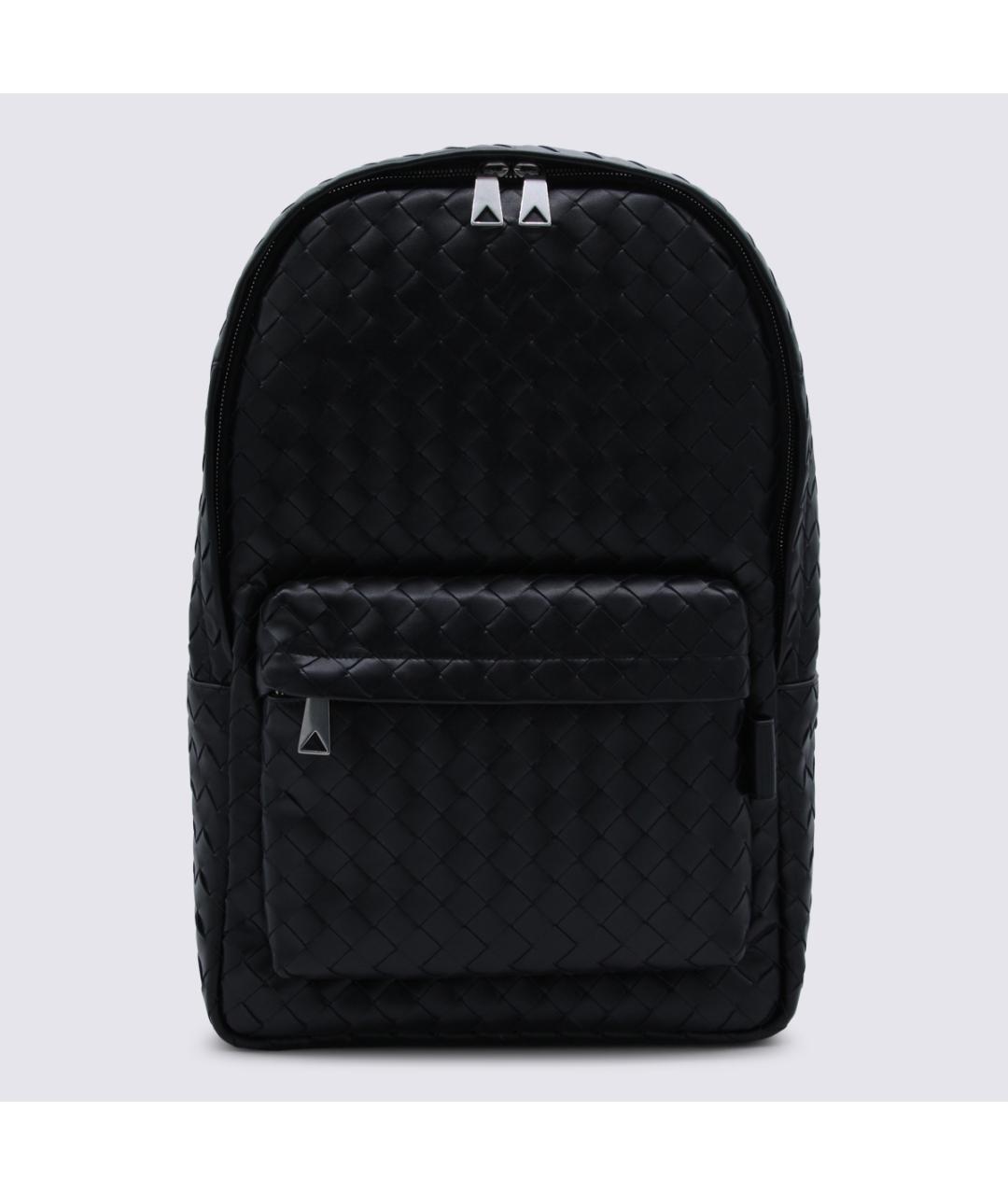 BOTTEGA VENETA Черный кожаный рюкзак, фото 2