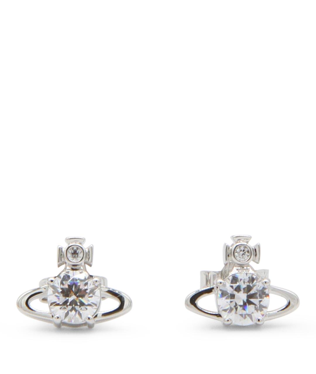 VIVIENNE WESTWOOD Серебряные металлические серьги, фото 1