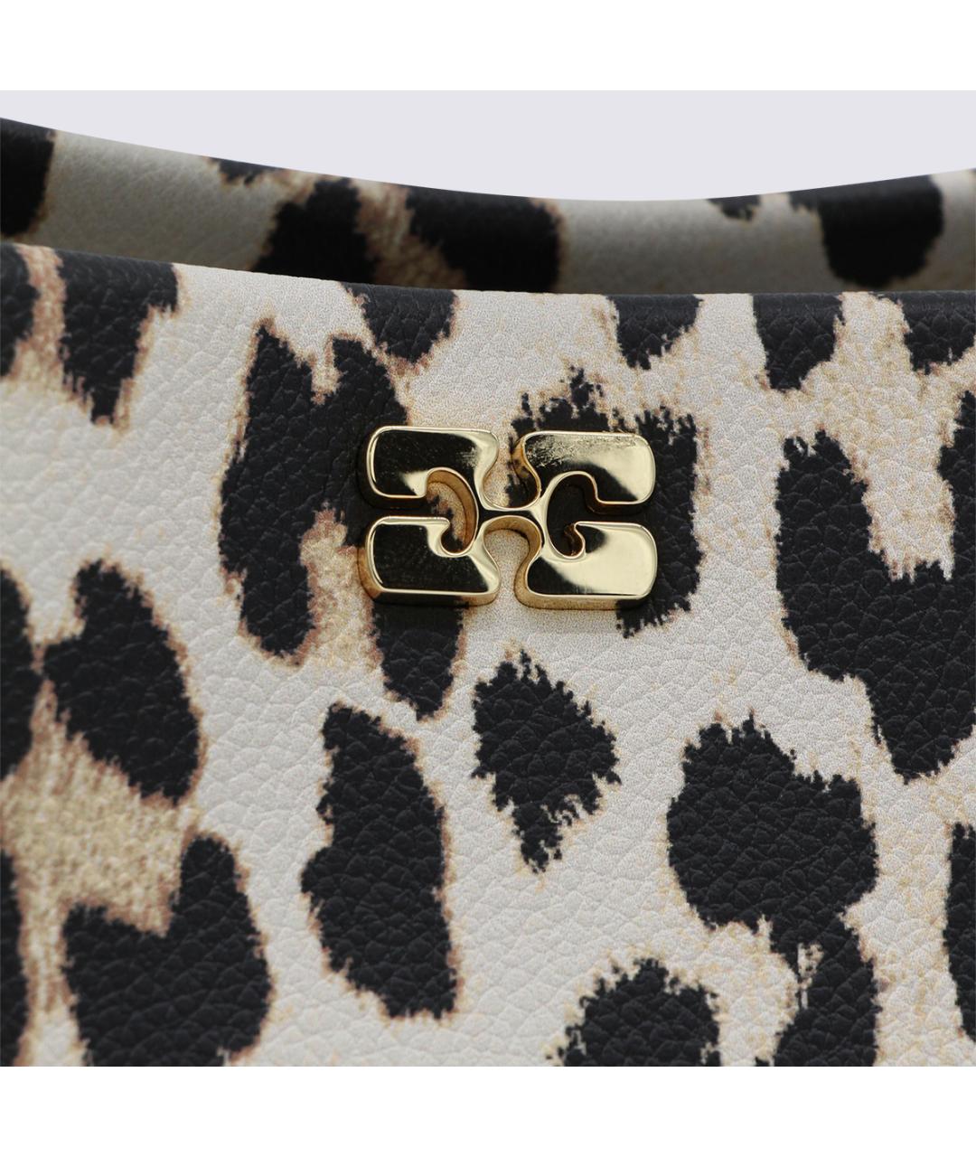 GANNI Мульти кожаная сумка с короткими ручками, фото 5