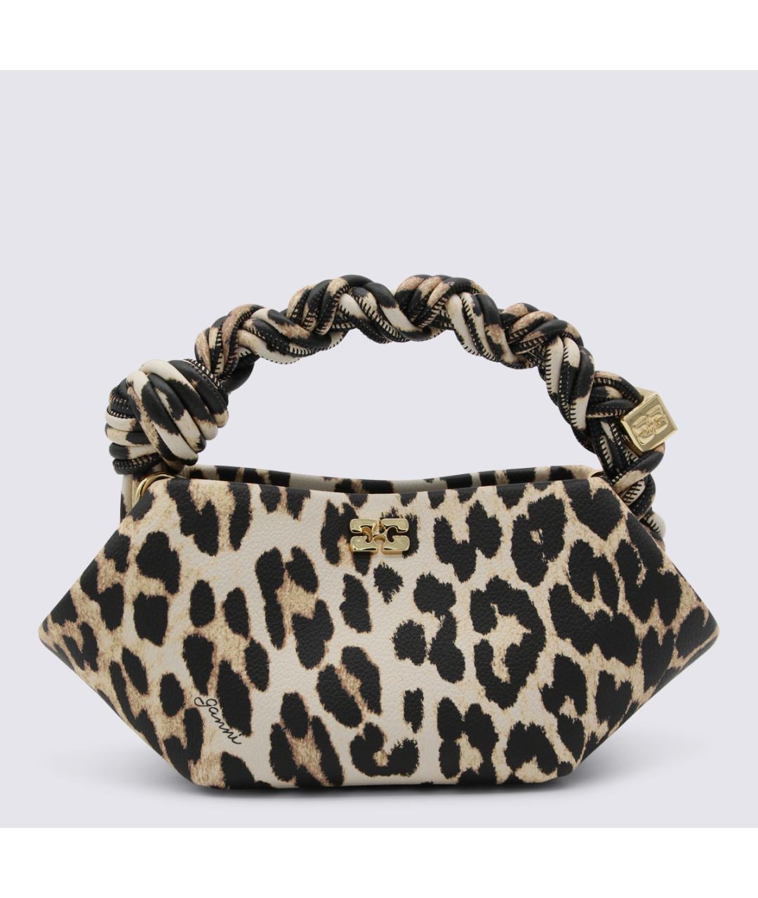 GANNI Мульти кожаная сумка с короткими ручками, фото 2