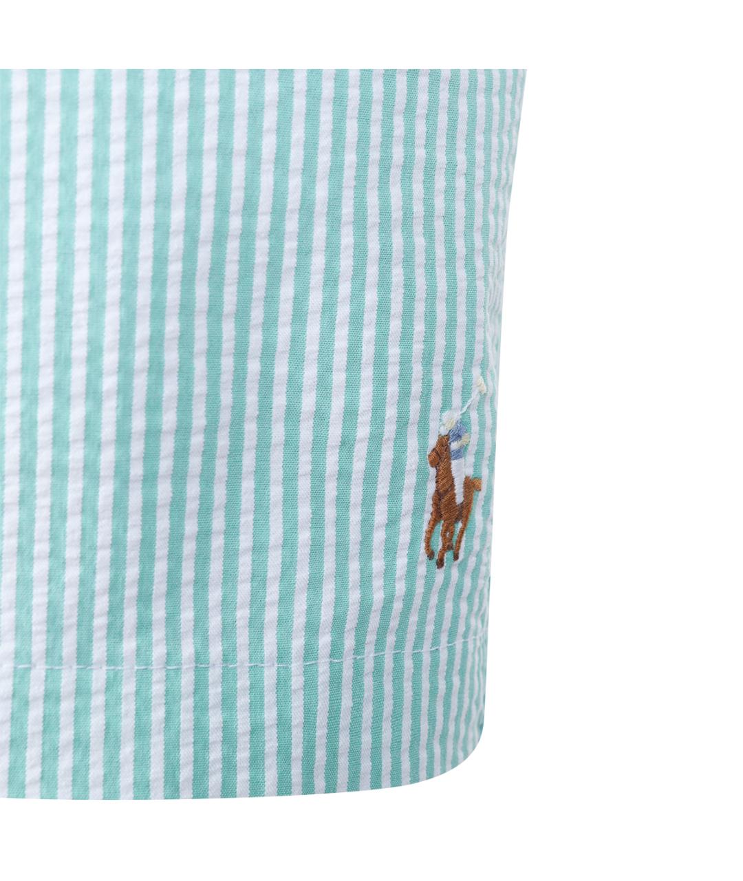 POLO RALPH LAUREN Зеленые хлопковые шорты, фото 4
