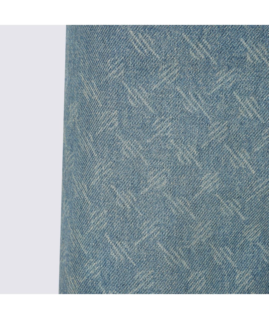 DAILY PAPER Синие хлопковые прямые джинсы, фото 7