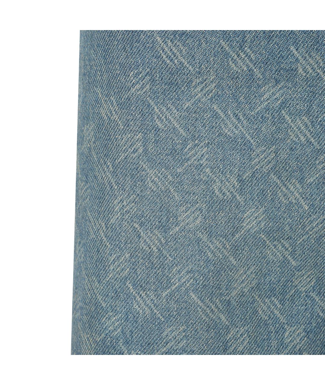 DAILY PAPER Синие хлопковые прямые джинсы, фото 8