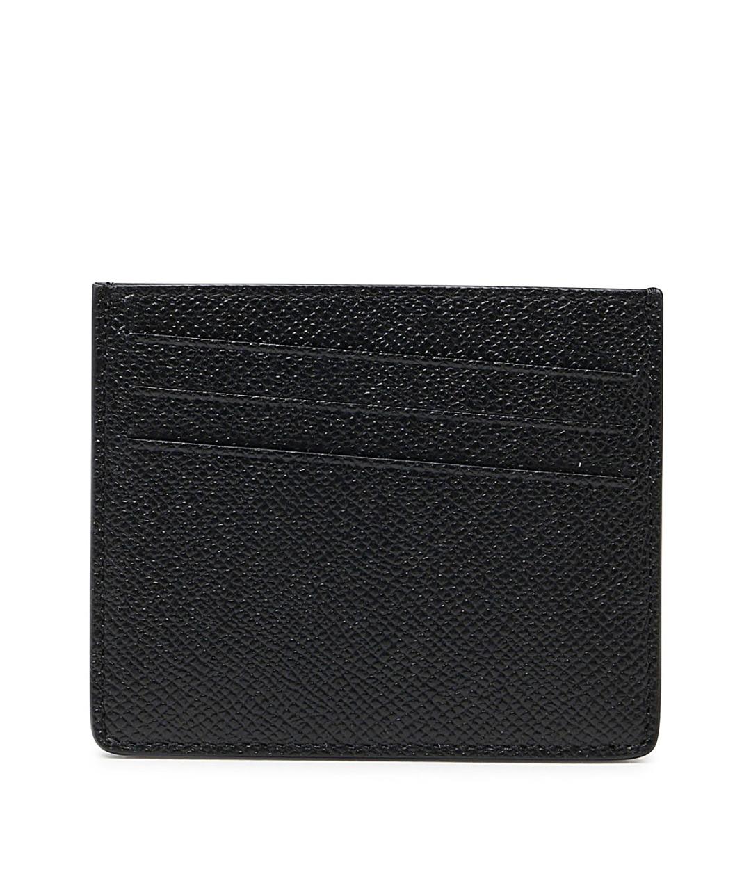 MAISON MARGIELA Черный кожаный кардхолдер, фото 1