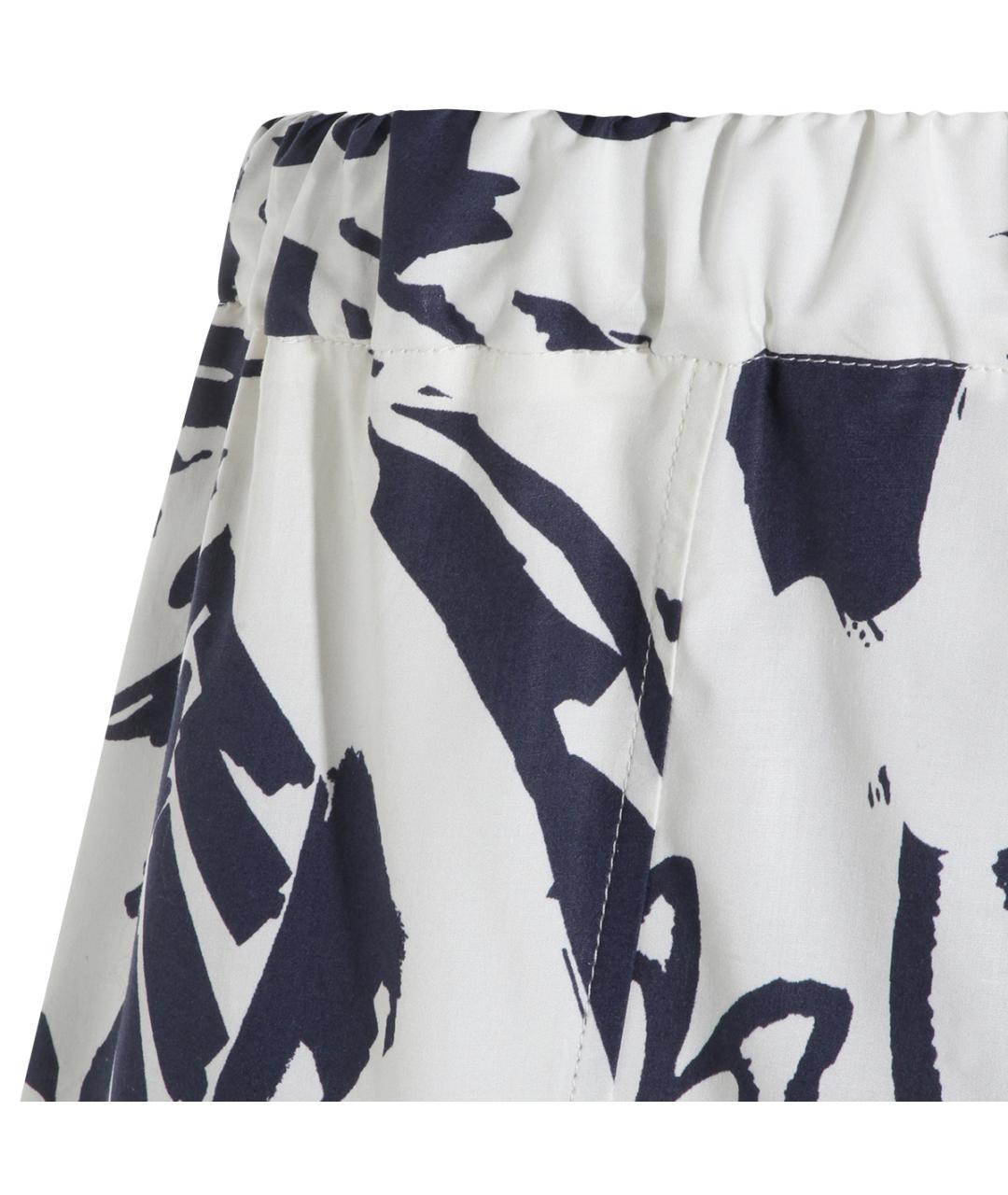 ANTONELLI FIRENZE Синяя хлопковая юбка миди, фото 5