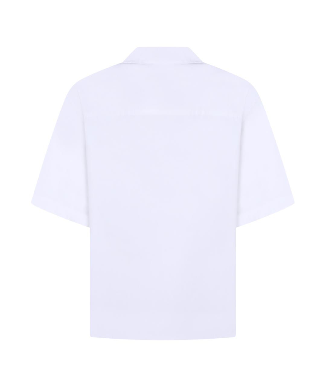 MARNI Белая хлопковая кэжуал рубашка, фото 2