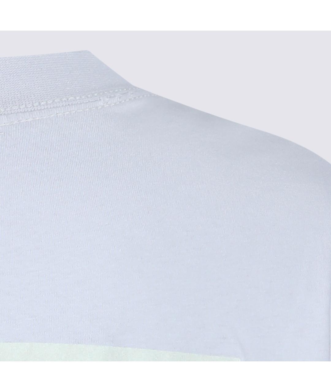 BALENCIAGA Белая хлопковая футболка, фото 5