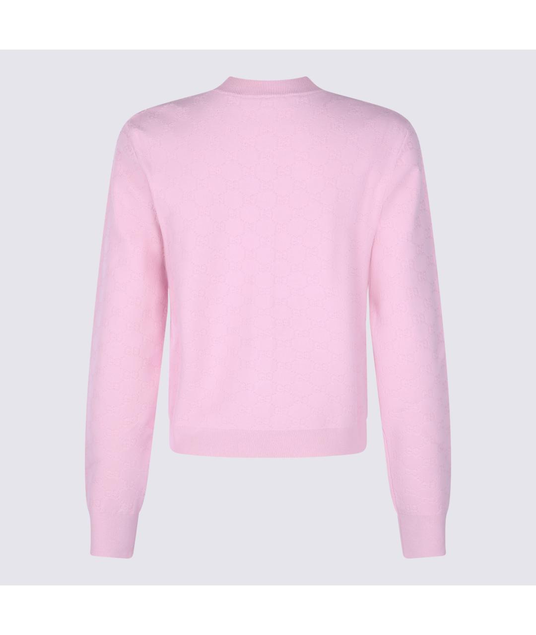 GUCCI Розовый велюровый кардиган, фото 3