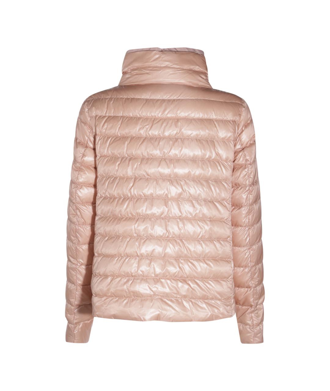 HERNO Розовый полиамидовый пуховик, фото 2