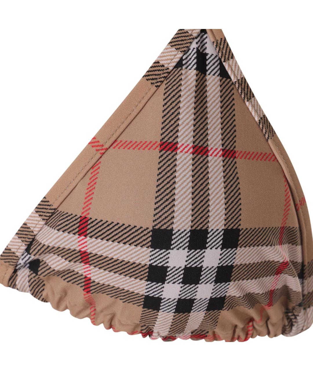 BURBERRY Бежевый синтетический купальник, фото 3