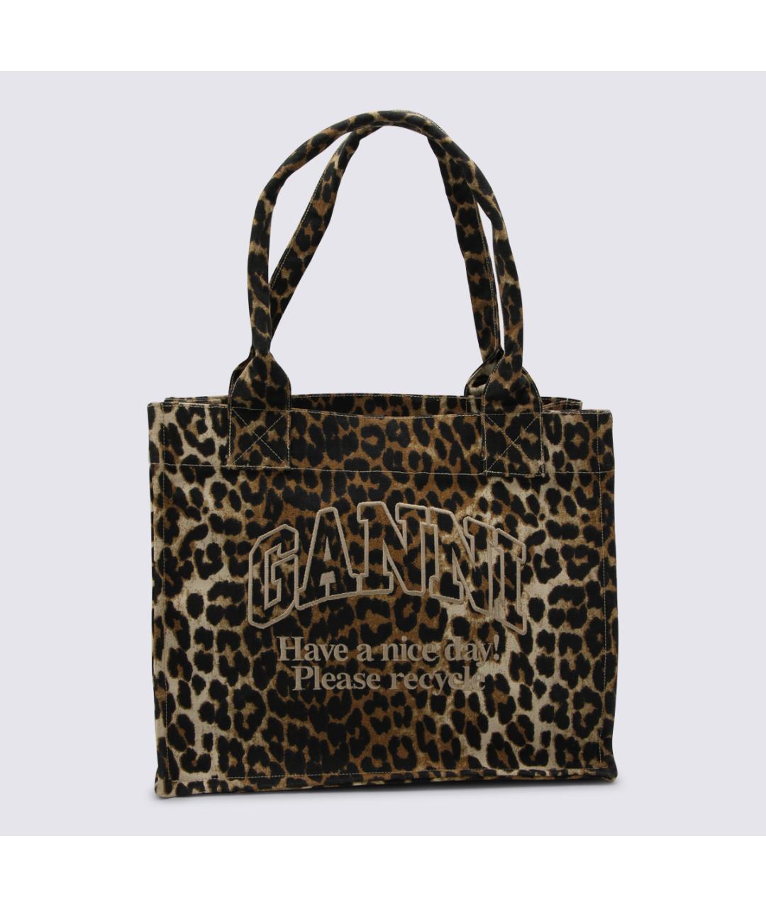 GANNI Мульти хлопковая сумка тоут, фото 2