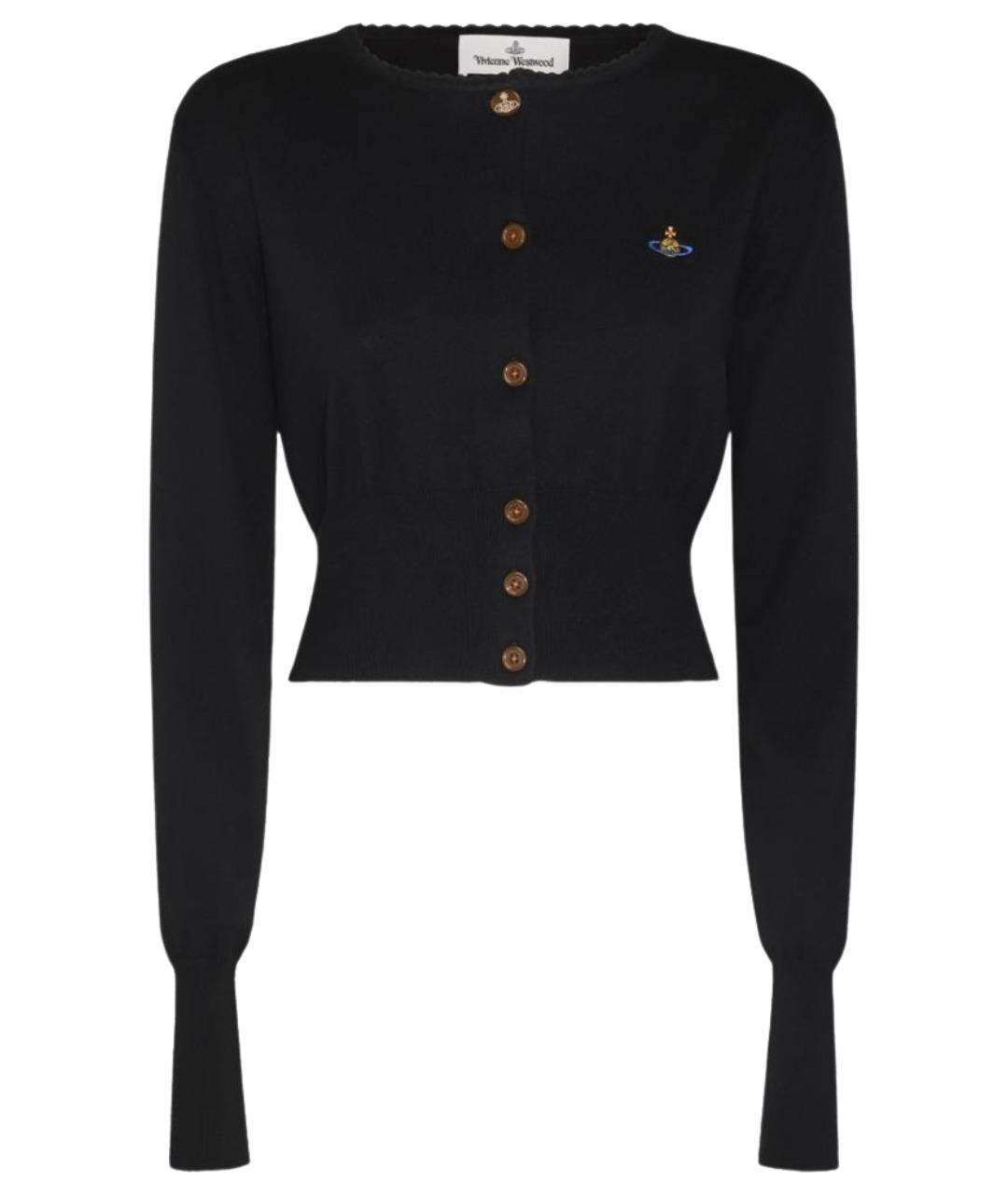 VIVIENNE WESTWOOD Черный шерстяной кардиган, фото 1