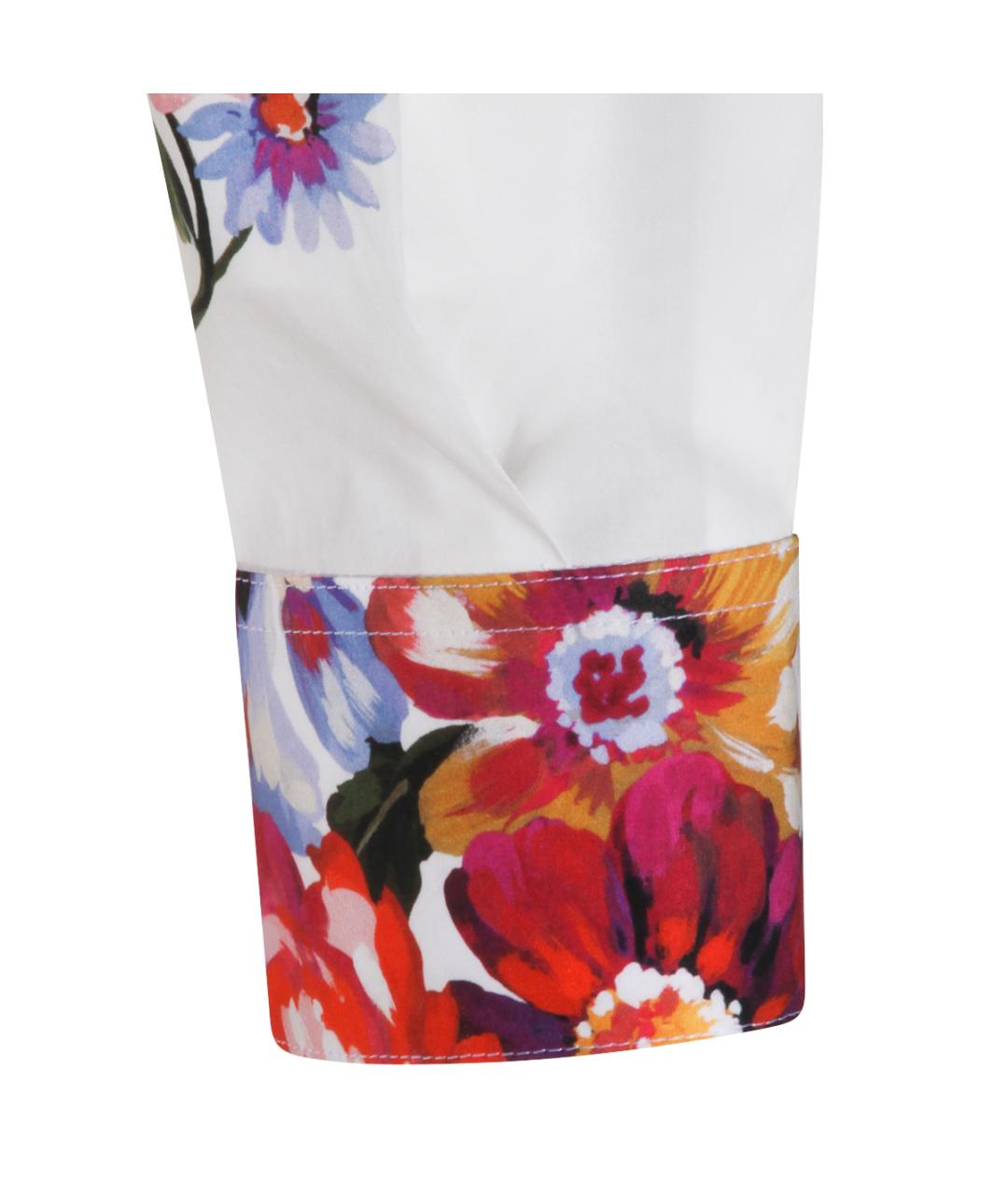 DOLCE&GABBANA Белая хлопковая рубашка, фото 3