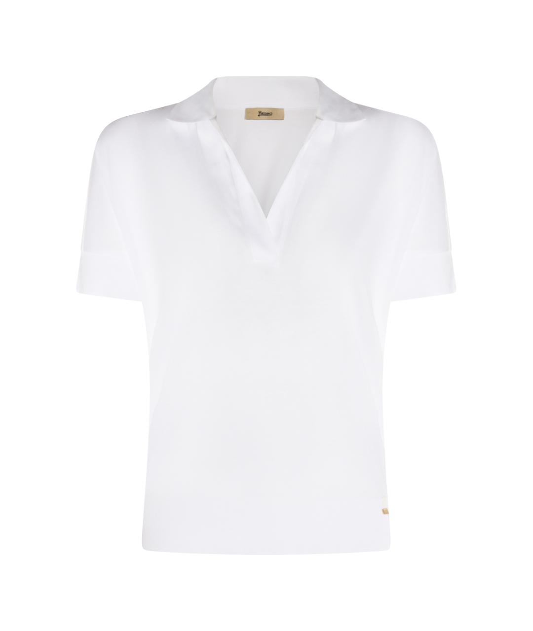 HERNO Белая футболка, фото 1