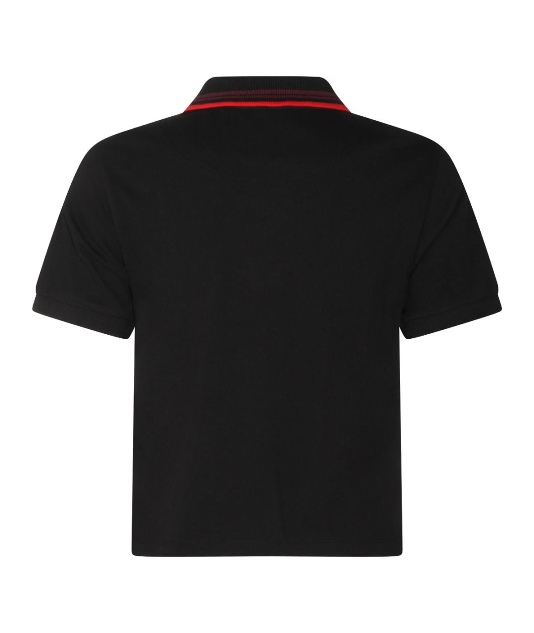 VIVIENNE WESTWOOD Черная хлопковая футболка, фото 2