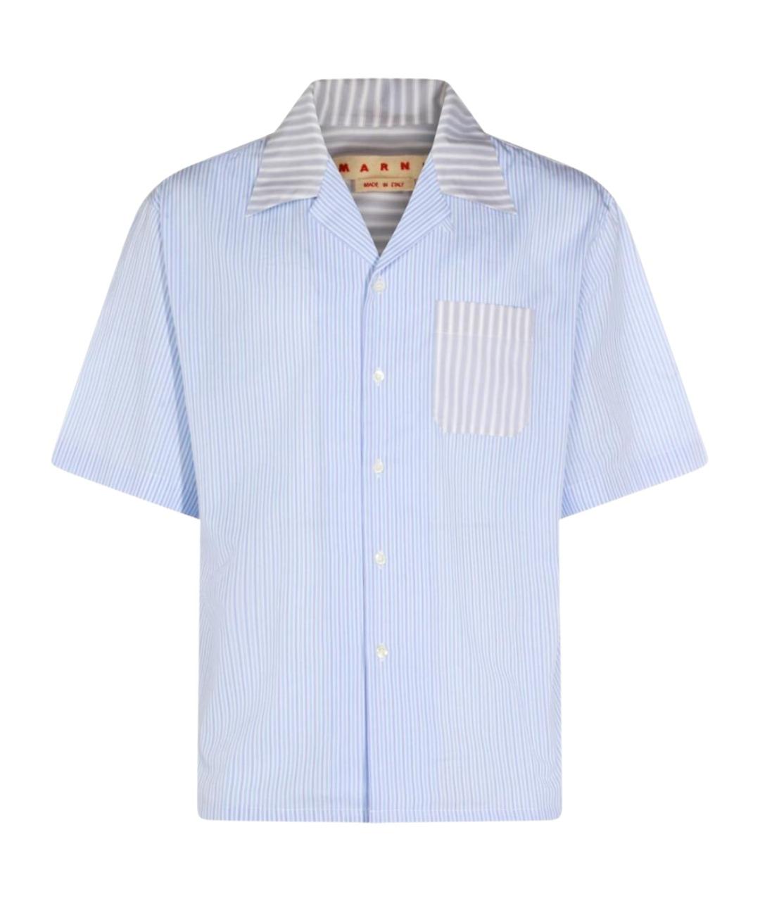 MARNI Мульти хлопковая классическая рубашка, фото 1