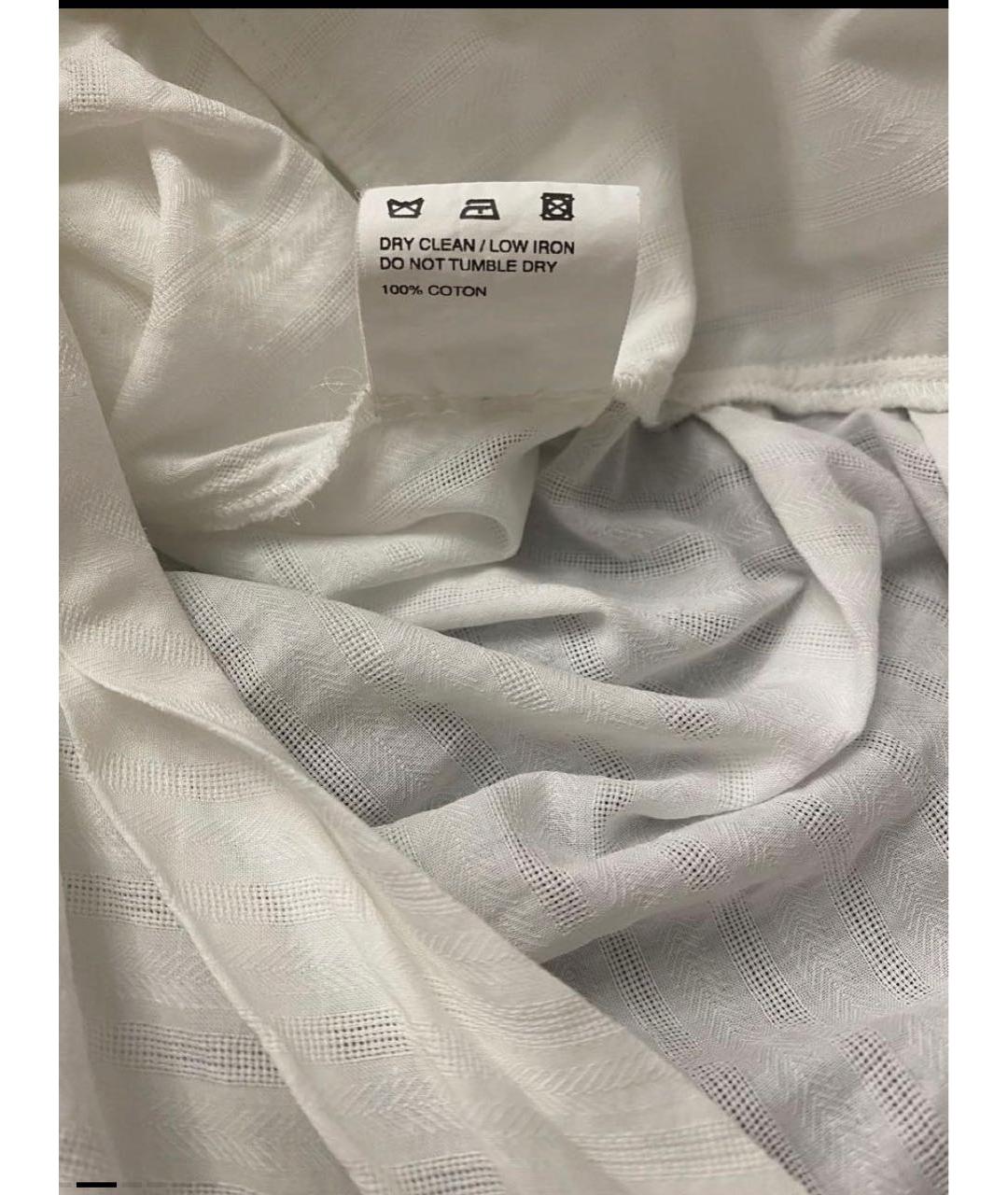 JACQUEMUS Белая хлопковая рубашка, фото 4