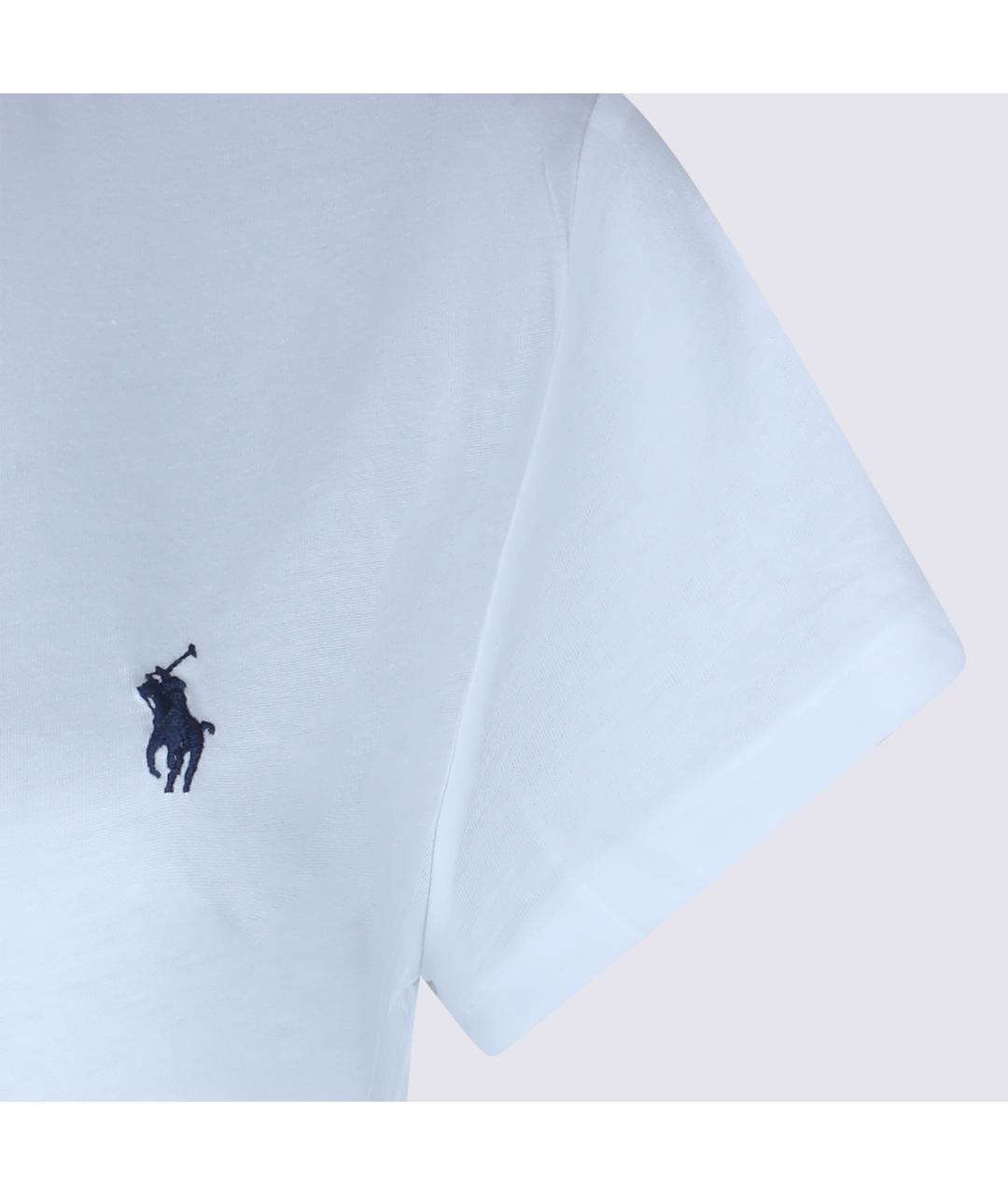 POLO RALPH LAUREN Белая хлопковая футболка, фото 4