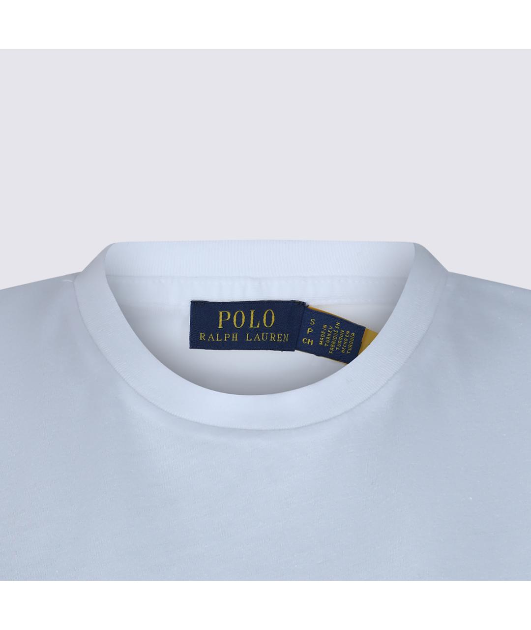 POLO RALPH LAUREN Белая хлопковая футболка, фото 5