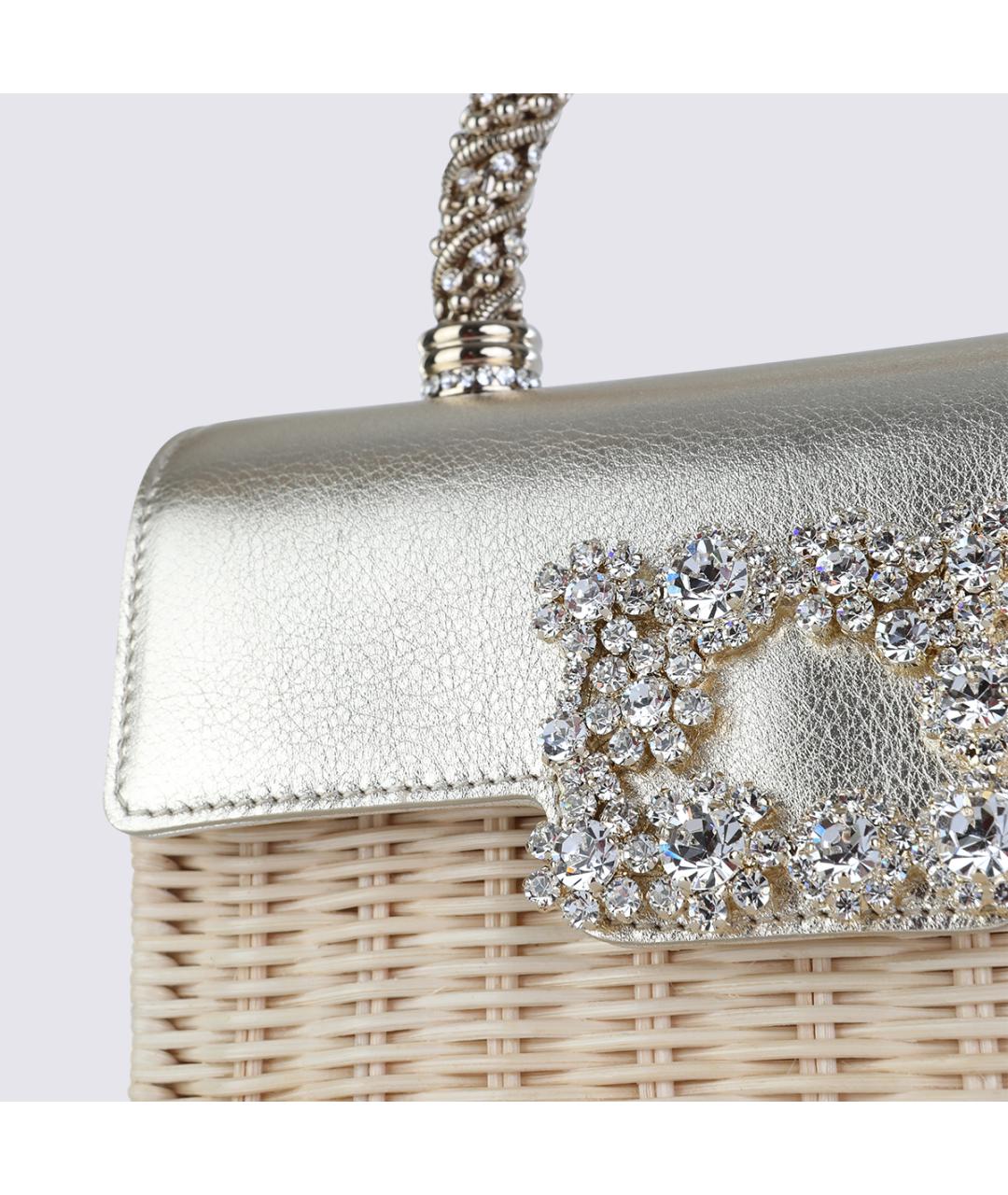 ROGER VIVIER Мульти пелетеная сумка тоут, фото 5