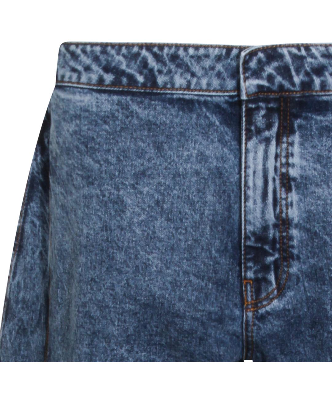 ALAIA Синие хлопковые прямые джинсы, фото 4