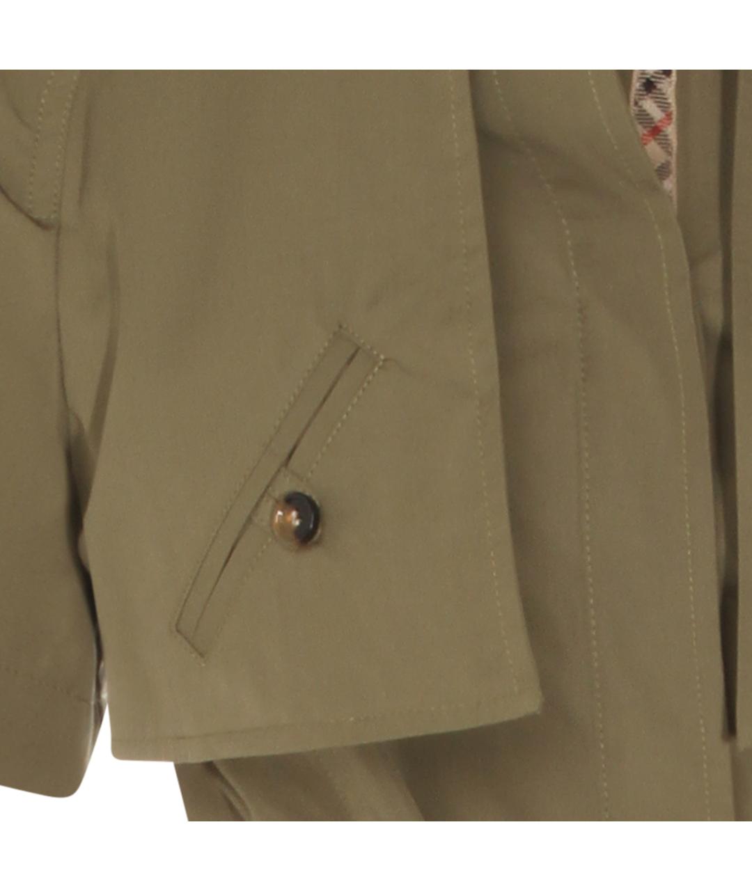 BURBERRY Зеленые хлопковое повседневное платье, фото 3