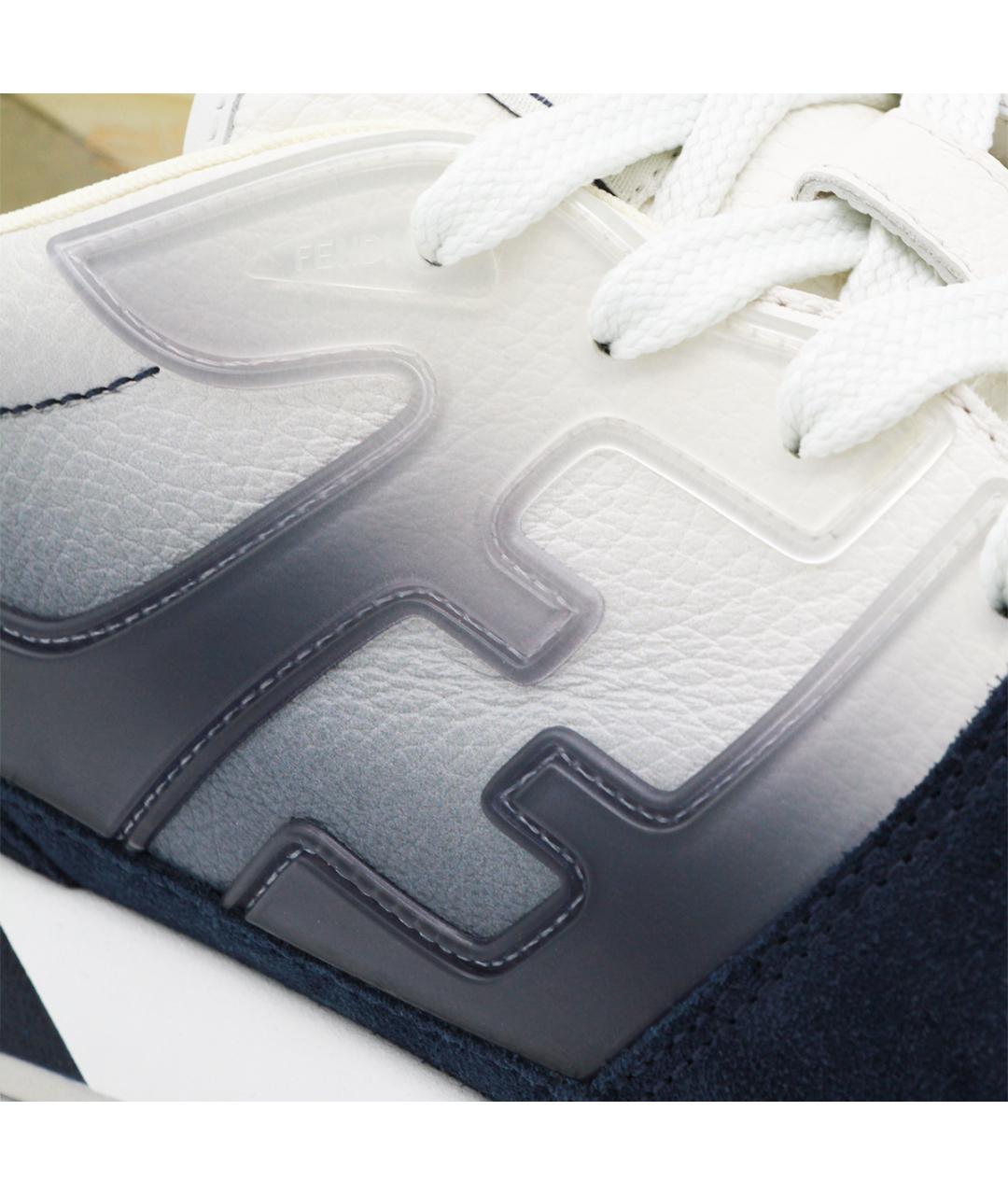 FENDI Мульти кожаные низкие кроссовки / кеды, фото 4