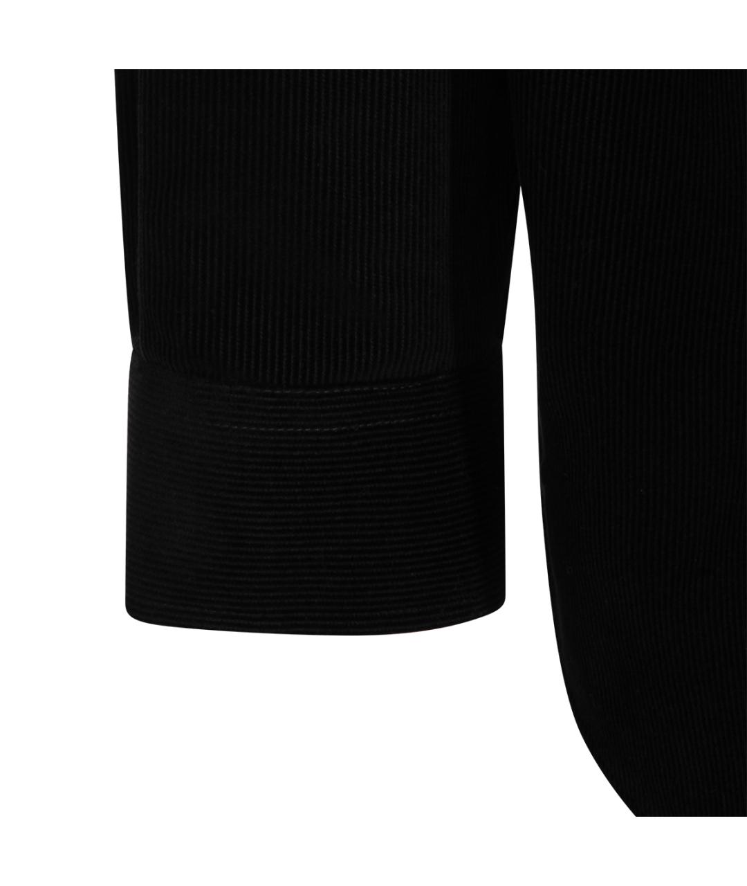 FENDI Черная хлопковая кэжуал рубашка, фото 4