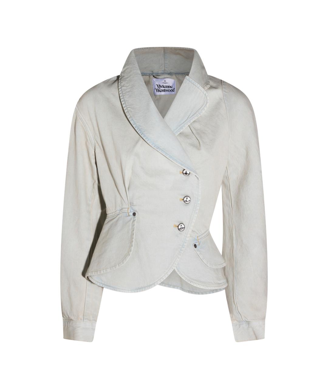 VIVIENNE WESTWOOD Серый хлопковый жакет/пиджак, фото 1