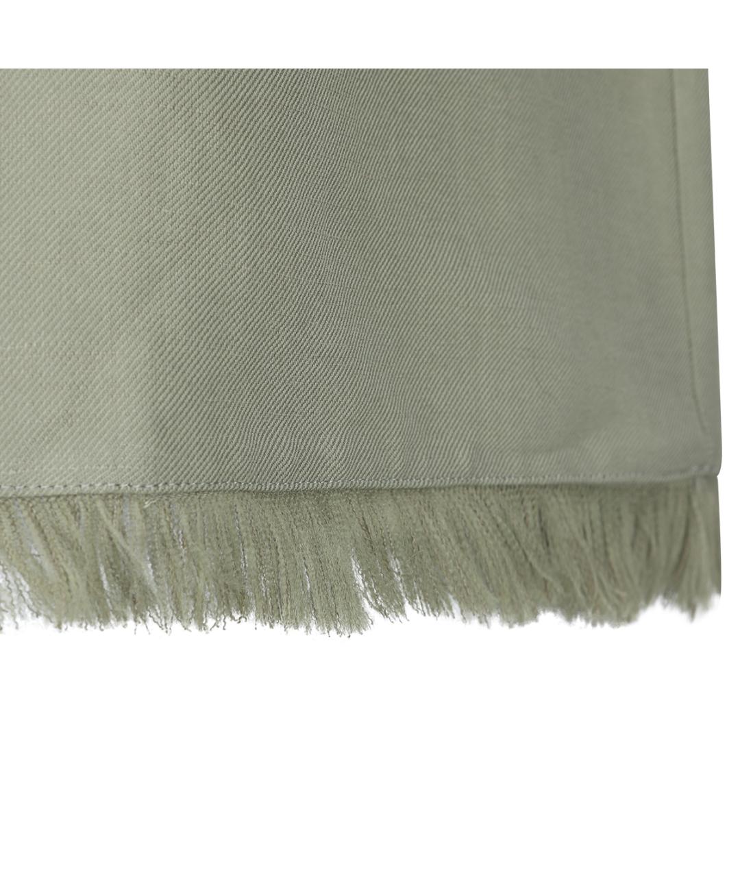 ANTONELLI FIRENZE Зеленая вискозная блузы, фото 4