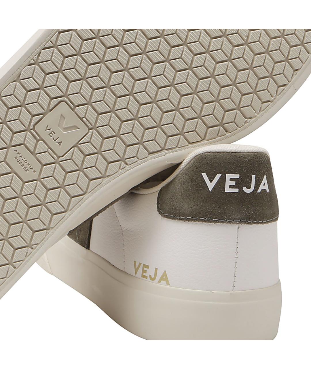VEJA Белые кожаные низкие кроссовки / кеды, фото 4