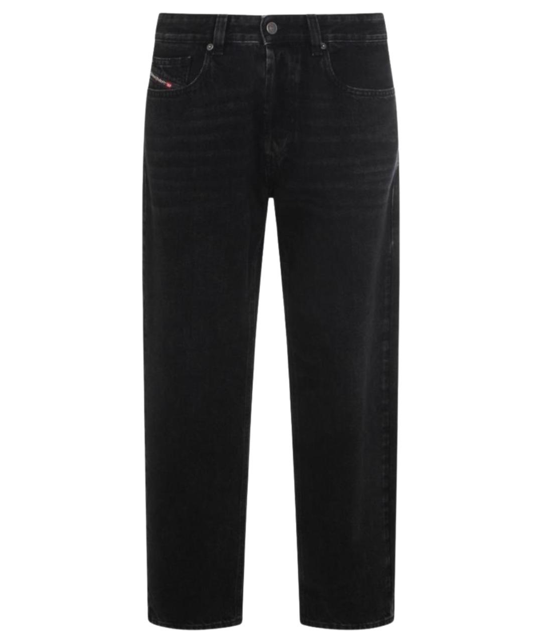 DIESEL Черные хлопко-лиоцелловые прямые джинсы, фото 1