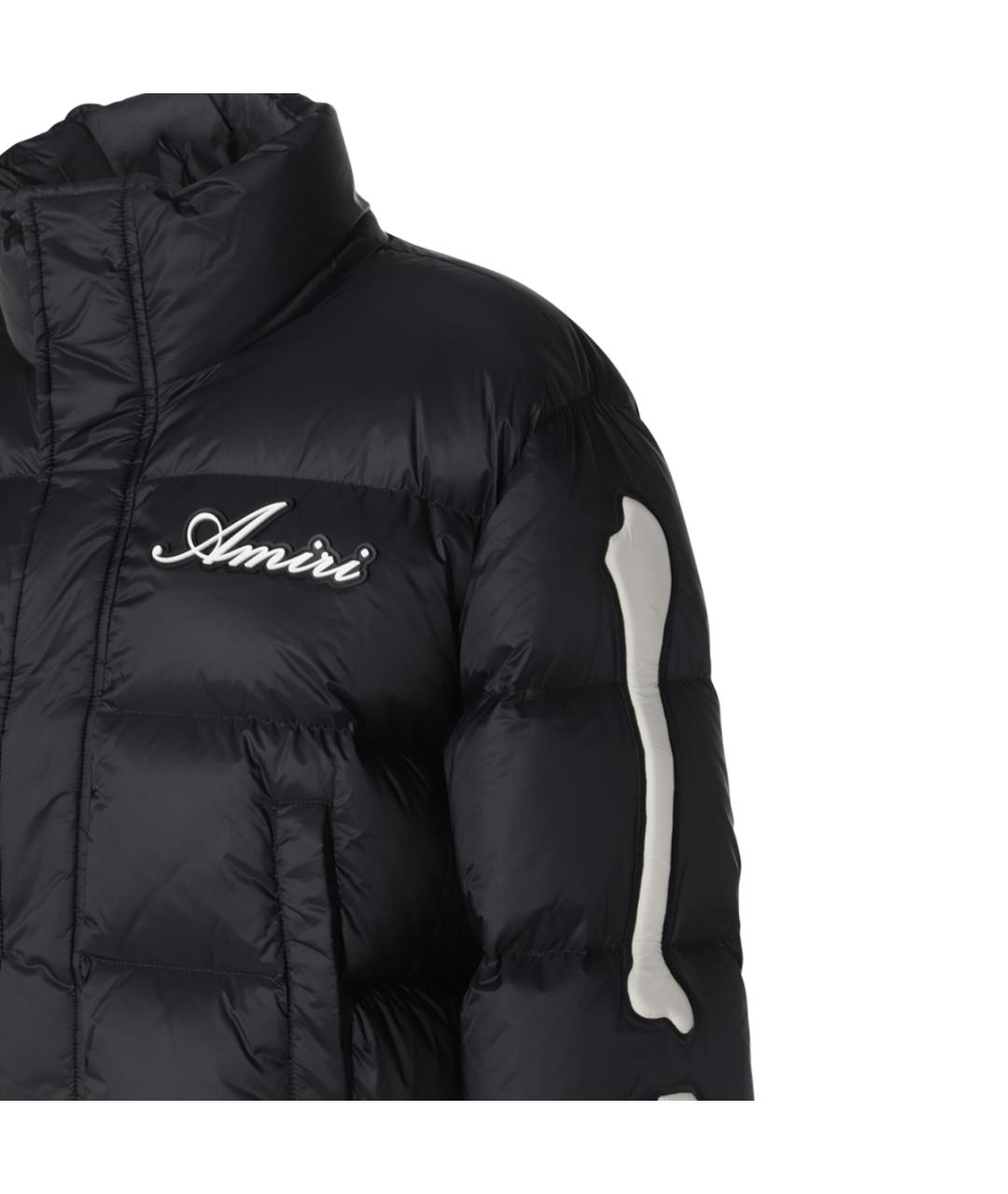 AMIRI Черный полиамидовый пуховик, фото 3