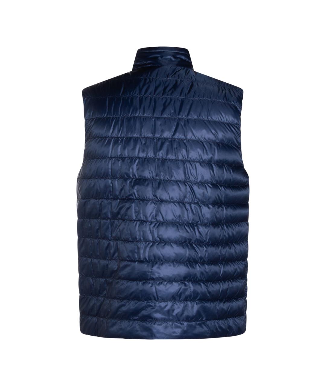 HERNO Синий полиамидовый жилет, фото 2
