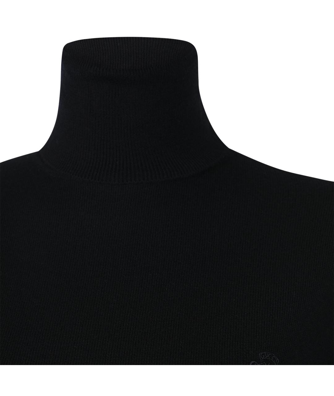 GUCCI Черная шерстяная водолазка, фото 3