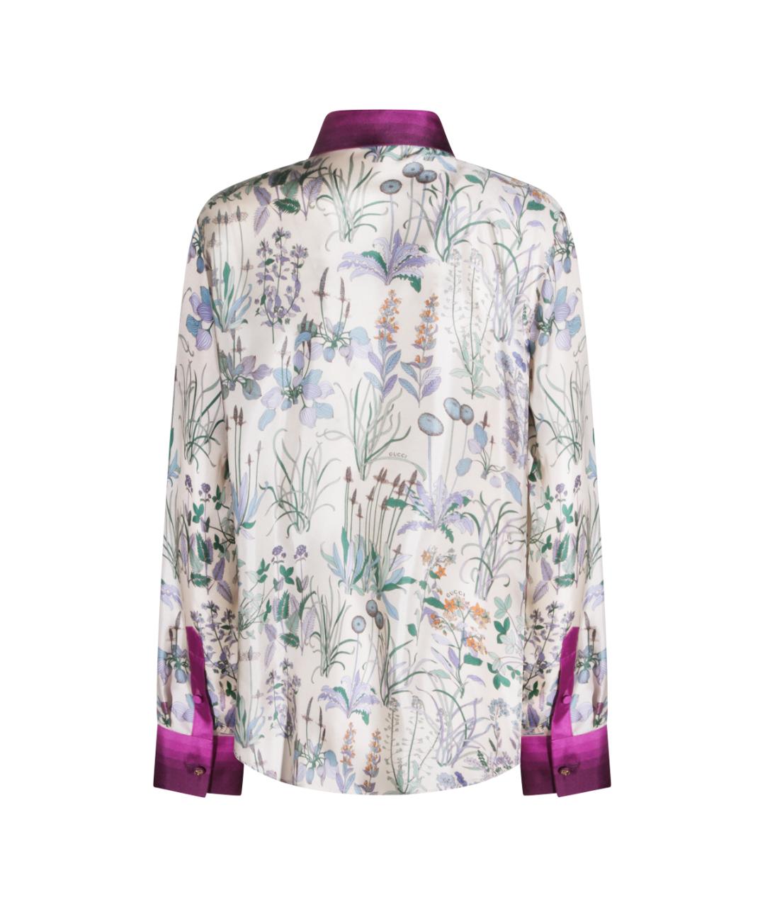 GUCCI Мульти шелковая рубашка, фото 2