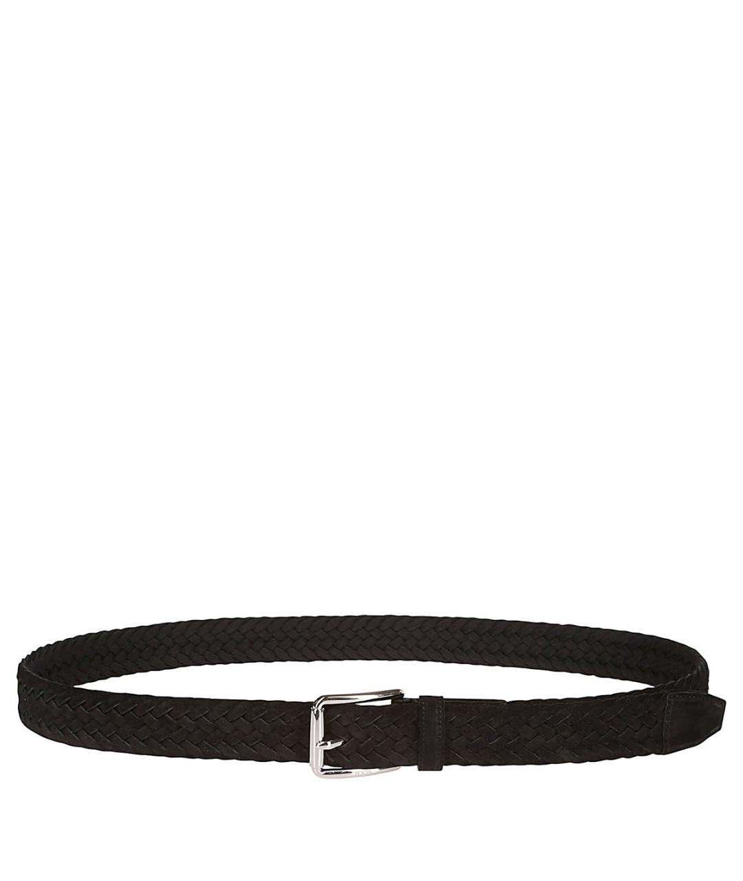 TOD'S Черный замшевый ремень, фото 2