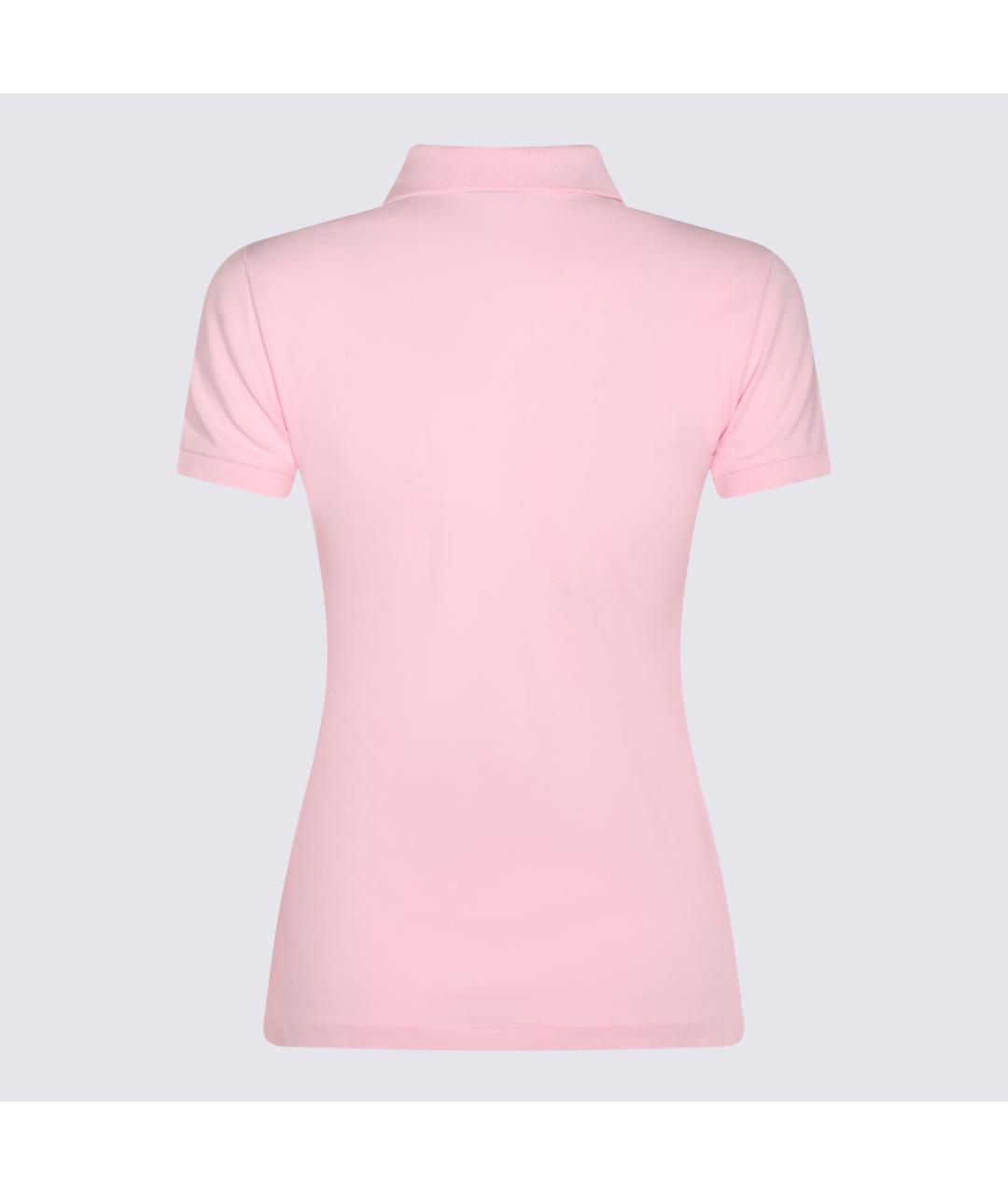 POLO RALPH LAUREN Розовая хлопковая футболка, фото 3