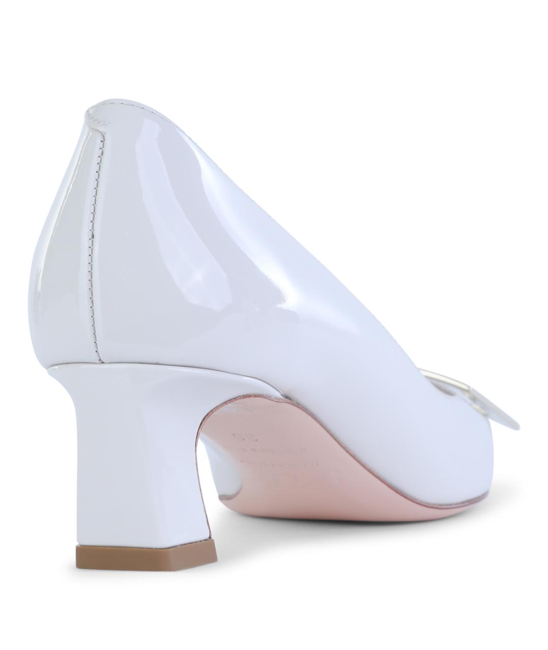 ROGER VIVIER Голубые туфли из лакированной кожи, фото 3