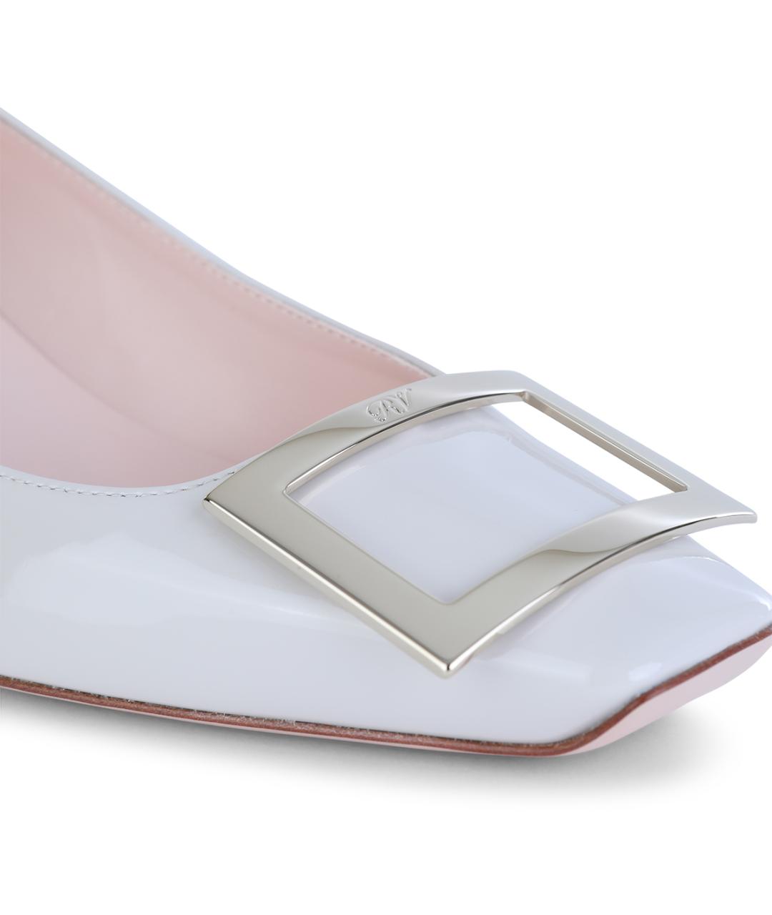 ROGER VIVIER Голубые туфли из лакированной кожи, фото 4