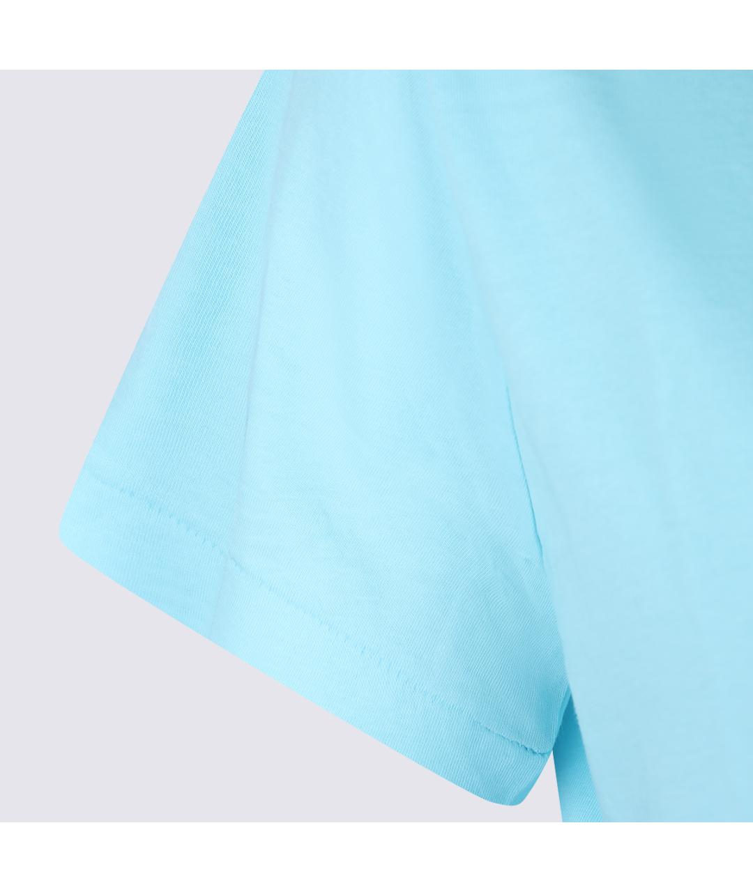 POLO RALPH LAUREN Бирюзовая хлопковая футболка, фото 5