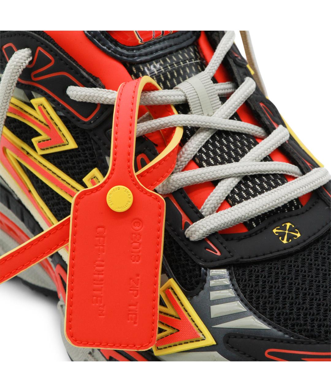 OFF-WHITE Мульти текстильные низкие кроссовки / кеды, фото 4