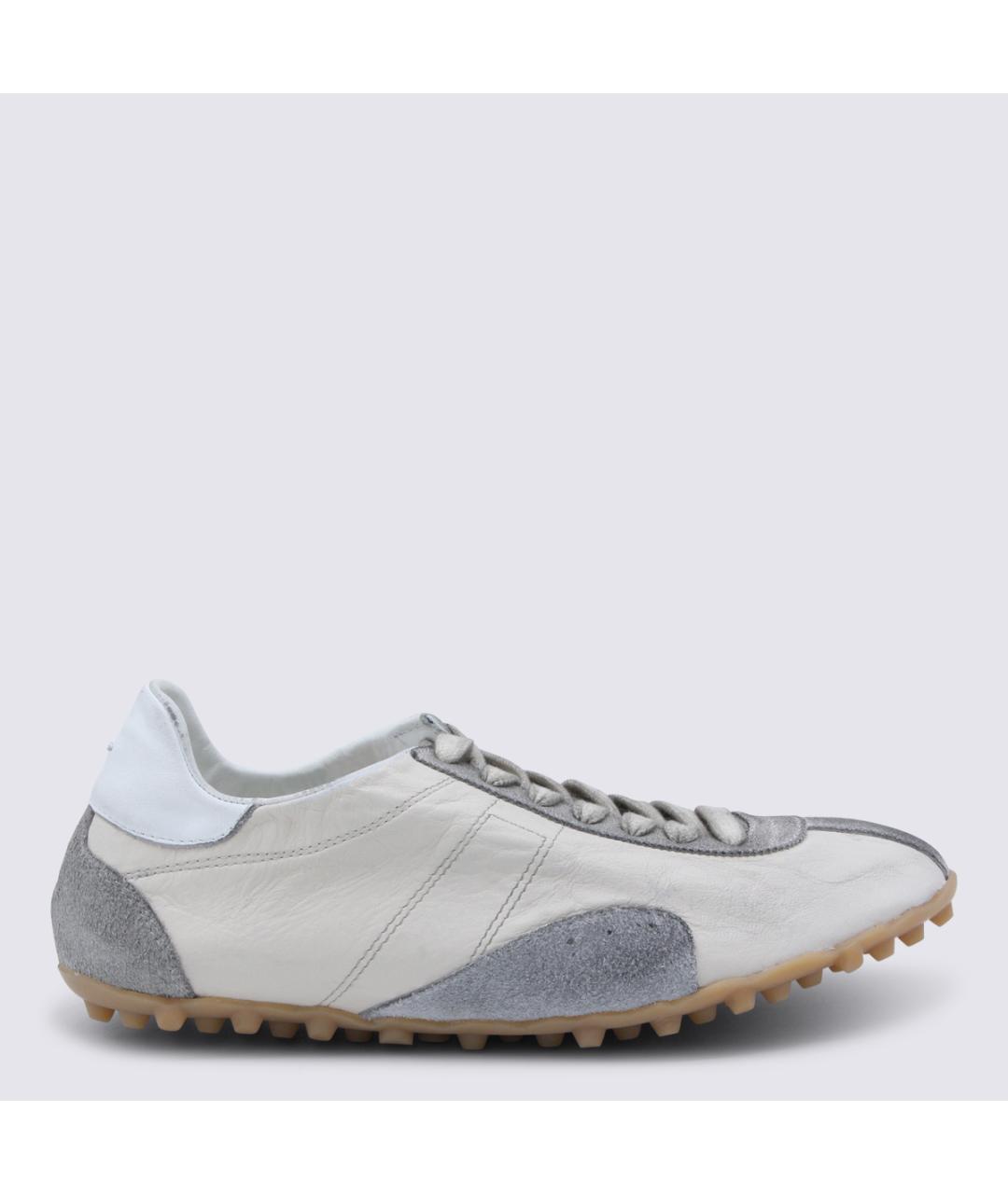 MAISON MARGIELA Белые кожаные кроссовки, фото 2