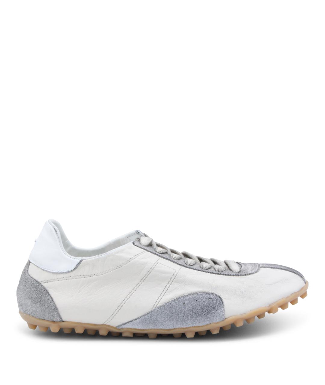 MAISON MARGIELA Белые кожаные кроссовки, фото 1