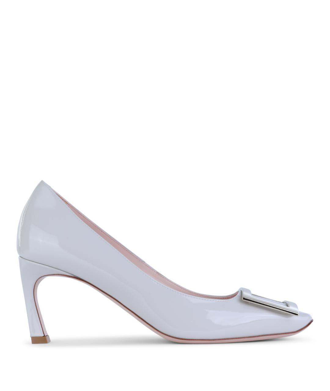 ROGER VIVIER Белые кожаные туфли, фото 1